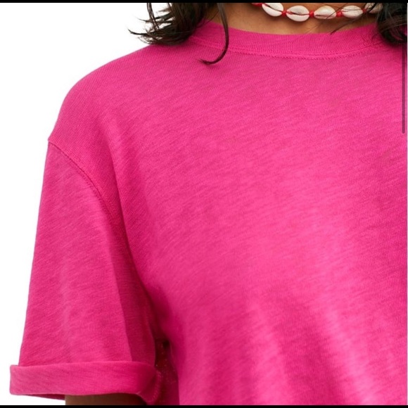 NWT Free People | Cassidy Pink Tee - Picture 4 of 11
